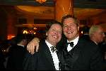 Amsterdam 8 april 2003
Premiere Johnny English. feest in hotel l\'europe
henkjan smits  en albert verlinde