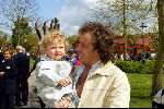 Slagharen 29 april 2003
Marco Borsato met  Jada Borsato
in ponypark slagharen