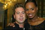 Amsterdam 7 maart 2003
Premiere Adrenaline
Jasmine Sendar met vriend