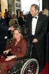 Amsterdam 25 april 2003
Concert vanwege de 65 e verjaardag van koningin beatrix
job cohen met vrouw in rolstoel