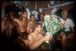 Feyenoord landskampioen seizoen 1992/1993
Ibiku John de wolf Rob witschge Ed de goeij Arnold Scholten en john v loen