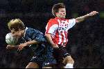 Eindhoven 31 maart 2001
PSV- fc Twente 2-1
Joonas Kolkka in duel met de Witte