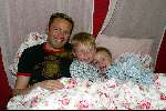 Almere 4 april 2003
Joost Buitenweg met zijn  zoontjes
