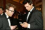 Amsterdam 8 april 2003
Premiere Johnny English. feest in hotel l\'europe
kenan raven met gsm