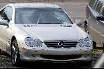 Zandvoort 24 april 2003
Marc vd Loo zijn  mercedes sl