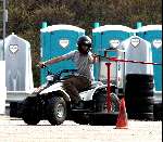 Zandvoort 24 april 2003
Marc v d Loo op een buggy