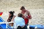Zandvoort 24 april 2003
Marc vd Loo met Robine v d Meer op het strand