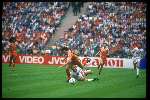 Munchen, 25 juni 1988 Finale Europees Kampioenschap 1988
Finale Nederland-Rusland, eindstand 2-0
1-0 door Ruud Gullit en 2-0 door Marco v Basten