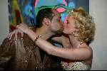 Amsterdam 7 maart 2003
Opening expositie van Daniel Louis Rivas in Dante.
Monique Sluyter met vriend