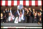 Gilde de Bilde-Luc Nilis Marciano Vink Chris v d weerden Boudewijn Zenden Dick Advocaat Vampeta Petrovic
Rob Baan
Seizoen 1996/1997 Landskampioen