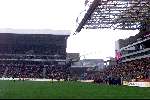 Eindhoven, 18 maart 2001
Kompetitie PSV-FC Utrecht, eindstand 5-1
PSV stadion met de hoek op Oost afgebroken