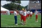 Johnny bosman ronald koeman ed de goeij pim doesburg tijdens het wereldkampioenschap voetbal in 1994 USA