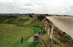 Jameson Golfwedstrijd in Dublin
Portmarnock Links Golfclub hole 12 152 meter
13april 2000
Golfen in Ierland