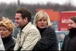 Goes 22 april 2001
Begrafenis van Blof gitarist Chris Gotte.
Erben Wennemars en Renate v d Zalm