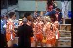 Munchen, 25 juni 1988 Finale Europees Kampioenschap 1988
Finale Nederland-Rusland, eindstand 2-0
1-0 door Ruud Gullit en 2-0 door Marco v Basten
Frank Rijkaard Gerrie Muhren Jan Wouters