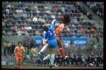 Munchen, 25 juni 1988 Finale Europees Kampioenschap 1988
Finale Nederland-Rusland, eindstand 2-0
1-0 door Ruud Gullit en 2-0 door Marco v Basten
Ruud Gullit