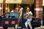amsterdam 17 april 2003
ruud gullit en estelle gullit met GSM op de PC hooftstraat