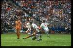 Munchen, 25 juni 1988 Finale Europees Kampioenschap 1988
Finale Nederland-Rusland, eindstand 2-0
1-0 door Ruud Gullit en 2-0 door Marco v Basten