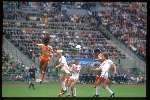 Munchen, 25 juni 1988 Finale Europees Kampioenschap 1988
Finale Nederland-Rusland, eindstand 2-0
1-0 door Ruud Gullit en 2-0 door Marco v Basten
Frank Rijkaard