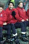 Eindhoven 3 Maart 2001 
Ruud van Nistelrooy samen met Joonas Kolkka en Arnold Bruggink op de bank