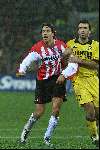 Eindhoven 03maart 2001 
PSV - Roda JC
Ruud van Nistelrooy in duel met Yannis Anastasiou
