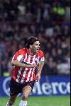 Eindhoven 31 maart 2001
PSV- fc Twente 2-1
Ruud v Nistelrooy blij na de 2-0