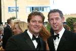 Scheveningen 4 april 2004
Premiere Lion King in Kurhaus.
Albert Verlinden met vriend Onno