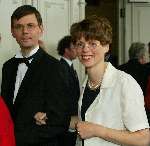 Amsterdam 25 april 2003
Concert vanwege de 65 e verjaardag van koningin beatrix
Andre Rouvoet  met vrouw