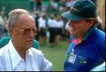 1996
Andreas v d Schaaf met Prins Bernhard op het Heineken Open in Noordwijk gespeeld op de Noordwijksche