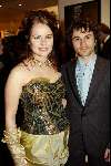 Scheveningen 4 april 2004
Premiere Lion King in Kurhaus.
Angela Schijf zwanger met man