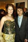 Scheveningen 4 april 2004
Premiere Lion King in Kurhaus.
Angela Schijf zwanger met man