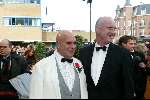 Scheveningen 4 april 2004
Premiere Lion King in Kurhaus.
Arjan Ederveen met vriend