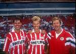 Arthur Numan met Hans Westerhof en frank Arnesen