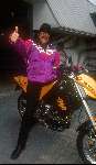 Bennie jolink van Normalen op de Crossmotor 1995