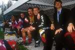 Berry v Aerle spelend voor PSV hier samen met Frank Arnesen Mart v d Heuvel Monne de Wit 1990