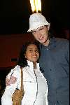 Hilversum 3 april 2004
Finale Idols in studio 22.
Boris  Idols met vriendin.