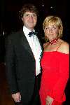 Scheveningen 4 april 2004
Premiere Lion King in Kurhaus.
Caroline Tensen met vriend Peter Gallas