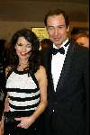 Scheveningen 4 april 2004
Premiere Lion King in Kurhaus.
Caroline de Bruijn met Erik de Vogel