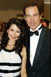 Scheveningen 4 april 2004
Premiere Lion King in Kurhaus.
Caroline de Bruijn met Erik de Vogel