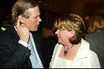 Amsterdam 8 maart 2003
Modeshow mart visser in het hilton
catherine Keyl met vriend