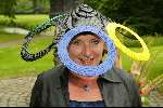 Breukelen 11 juni 2002
Haringparty Neijenrode
Catherine Keyl met speciale hoed