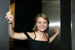 Amsterdam 28 april 2004
Lunch nominaties Musical Awards in Amsterdam.
Celine Purcell