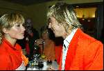Amsterdam 19 april 2004
Premiere in Oranje in Amsterdam Arena.
Wendy v Dijk met Chris Zegers