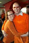 Amsterdam 19 april 2004
Premiere in Oranje in de Amsterdam Arena.
Co Stompe met vrouw