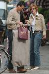 Amsterdam 22 april 2004
Richard Krajicek met Emma en Daphne Deckers op de pc hooftstraat. Deze dag zijn ze 10 jaar bij elkaar