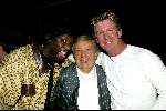 Amsterdam 10 april 2004
Presentatie boek Johnny Hoes in Heineken Music Hal.
Dario Def Rhymz en Johnny Hoes