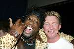 Amsterdam 10 april 2004
Presentatie boek Johnny Hoes in Heineken Music Hal.
Dario en Def Rhymz