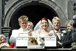 Vlaardingen 20 april 2004
Winston Post en Denise v Rijswijk trouwen op stadhuis Vlaardingen.
