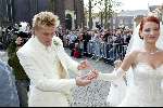 Vlaardingen 20 april 2004
Winston Post en Denise v Rijswijk trouwen op stadhuis Vlaardingen.