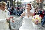 Vlaardingen 20 april 2004
Winston Post en Denise v Rijswijk trouwen op stadhuis Vlaardingen.
